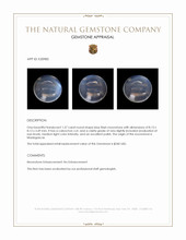 1.57 Ct. Cabochon Moonstone from Madagascar Appraisal