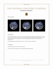 2.68 Ct. Cabochon Moonstone from Madagascar Appraisal