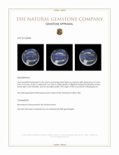 2.68 Ct. Cabochon Moonstone from Madagascar Appraisal