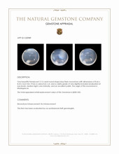 2.15 Ct. Cabochon Moonstone from Madagascar Appraisal
