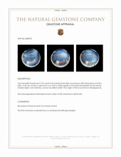 2.23 Ct. Cabochon Moonstone from Madagascar Appraisal