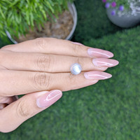 2.23 Ct. Cabochon Moonstone from Madagascar Life Style