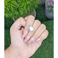 4.72 Ct. Cabochon Moonstone from Madagascar Life Style