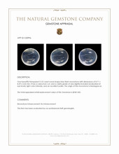 2.22 Ct. Cabochon Moonstone from Madagascar Appraisal