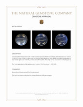 4.60 Ct. Cabochon Moonstone from Madagascar Appraisal