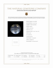 4.60 Ct. Blue Flash Cabochon Moonstone from Madagascar Scan Report