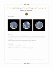 2.94 Ct. Cabochon Moonstone from Madagascar Appraisal