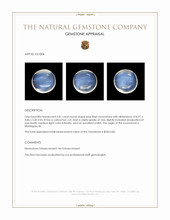 3.01 Ct. Cabochon Moonstone from Madagascar Appraisal