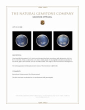 2.67 Ct. Cabochon Moonstone from Madagascar Appraisal