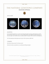 2.17 Ct. Cabochon Moonstone from Madagascar Appraisal