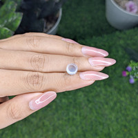 1.70 Ct. Cabochon Moonstone from Madagascar Life Style