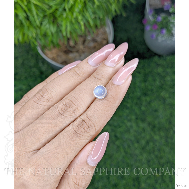 2.03 Ct. Blue Flash Cabochon Moonstone from Madagascar
