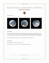 3.00 Ct. Cabochon Moonstone from Madagascar Appraisal