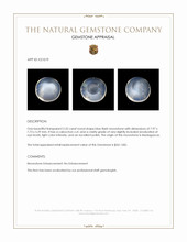 2.25 Ct. Cabochon Moonstone from Madagascar Appraisal