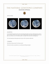 2.70 Ct. Cabochon Moonstone from Madagascar Appraisal