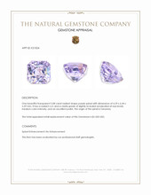 2.08 Ct. Purple Spinel from Tanzania Appraisal