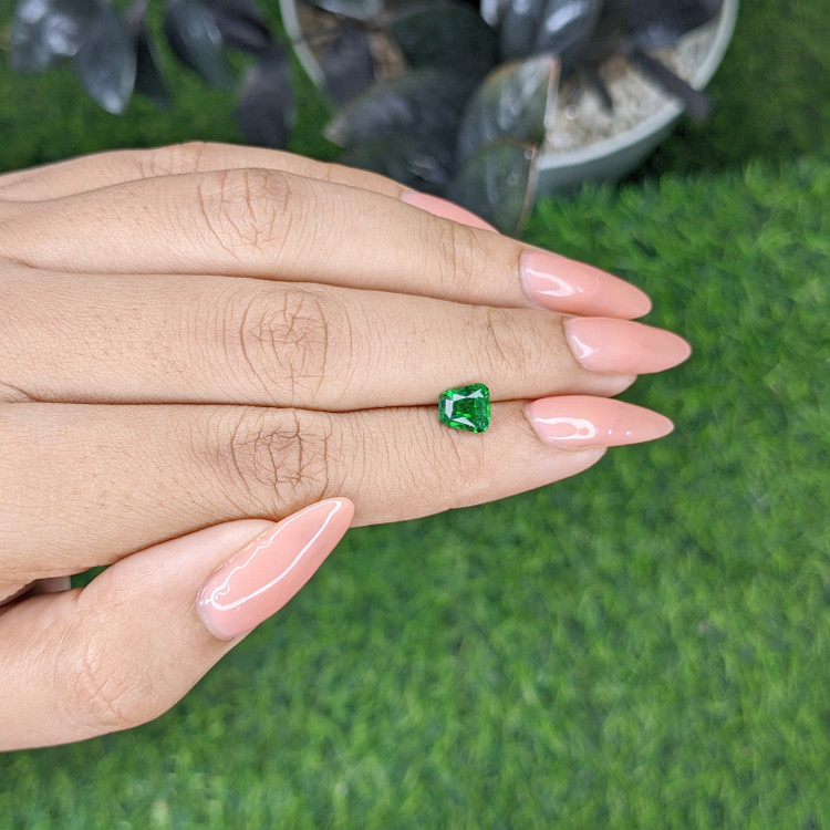 1.28 Ct. Tsavorite Garnet from Tanzania