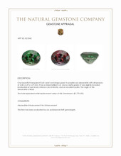 0.60 Ct. Alexandrite from Brazil Appraisal