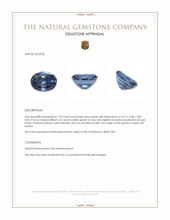 1.02 Ct. Spinel from Ceylon (Sri Lanka) Appraisal