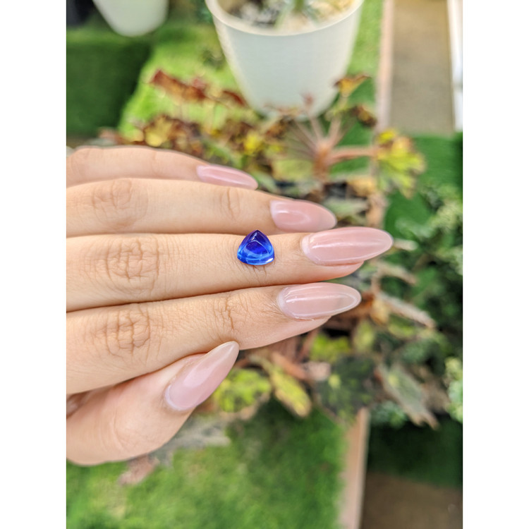 2.92 Ct. Cabochon Tanzanite from Tanzania