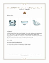 2.46 Ct. Greenish Blue Aquamarine from Tanzania Appraisal