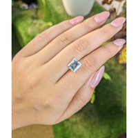 2.46 Ct. Aquamarine from Tanzania Life Style