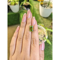 4.22 Ct. Peridot from Tanzania Life Style