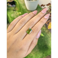 4.22 Ct. Peridot from Tanzania Life Style