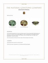 0.46 Ct. Alexandrite from Ceylon (Sri Lanka) Appraisal
