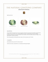 0.32 Ct. Alexandrite from Ceylon (Sri Lanka) Appraisal