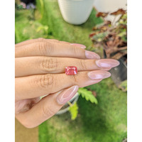 3.02 Ct. Pinkish Orange Spinel from Tanzania Life Style