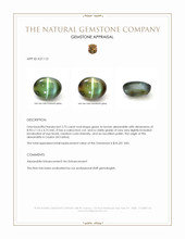 2.75 Ct. Cabochon Alexandrite from Ceylon (Sri Lanka) Appraisal