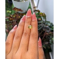 3.60 Ct. Cabochon Chrysoberyl from Ceylon (Sri Lanka) Life Style