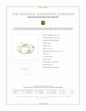 0.46 Ct. Yellow Zircon from Tanzania Scan Report