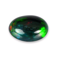 3.02 Ct. Cabochon Black Opal from Ethiopia Video