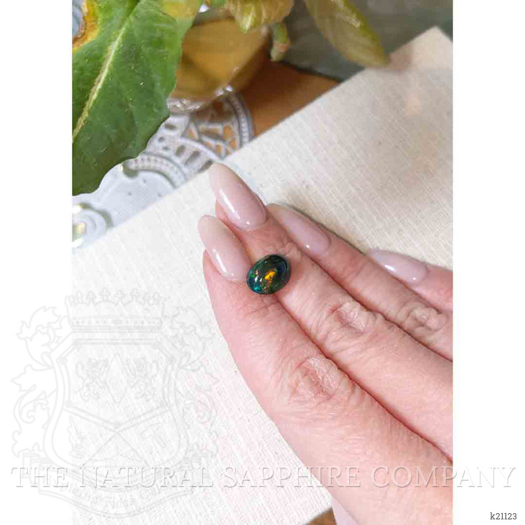 3.02 Ct. Cabochon Black Opal from Ethiopia
