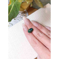 3.02 Ct. Cabochon Black Opal from Ethiopia Life Style