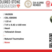 1.21 Ct. Tourmaline from Ceylon (Sri Lanka) Scan Report