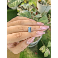 1.76 Ct. Aquamarine from Ceylon (Sri Lanka) Life Style