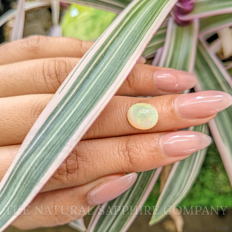 2.37 Ct. Cabochon White Opal from Brazil