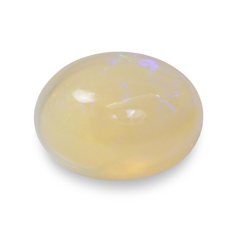 2.27 Ct. Cabochon White Opal from Brazil