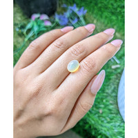 2.27 Ct. Cabochon White Opal from Brazil Life Style
