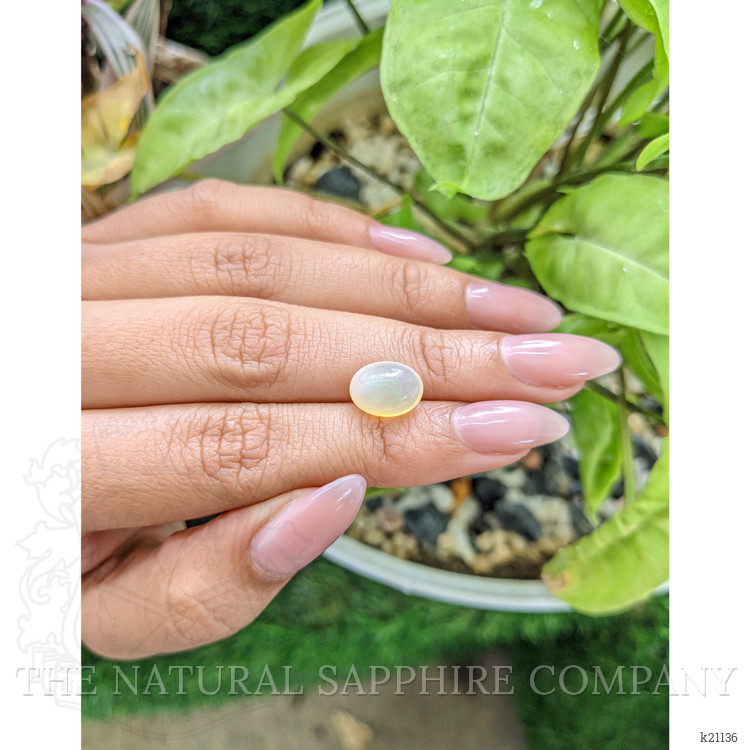 2.27 Ct. Cabochon White Opal from Brazil