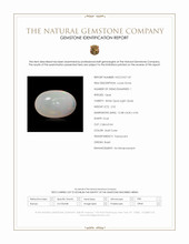 2.52 Ct. Multi Color Cabochon White Opal (Light Opal) from Brazil Scan Report