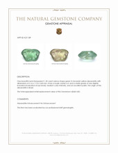 1.30 Ct. Alexandrite Crystal from Brazil Appraisal