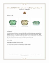 1.30 Ct. Alexandrite Crystal from Brazil Appraisal