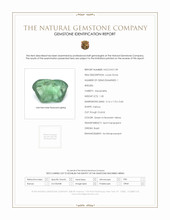 1.30 Ct. Alexandrite Crystal from Brazil Scan Report