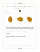 3.28 Ct. Cabochon Jelly Opal from Ethiopia Appraisal