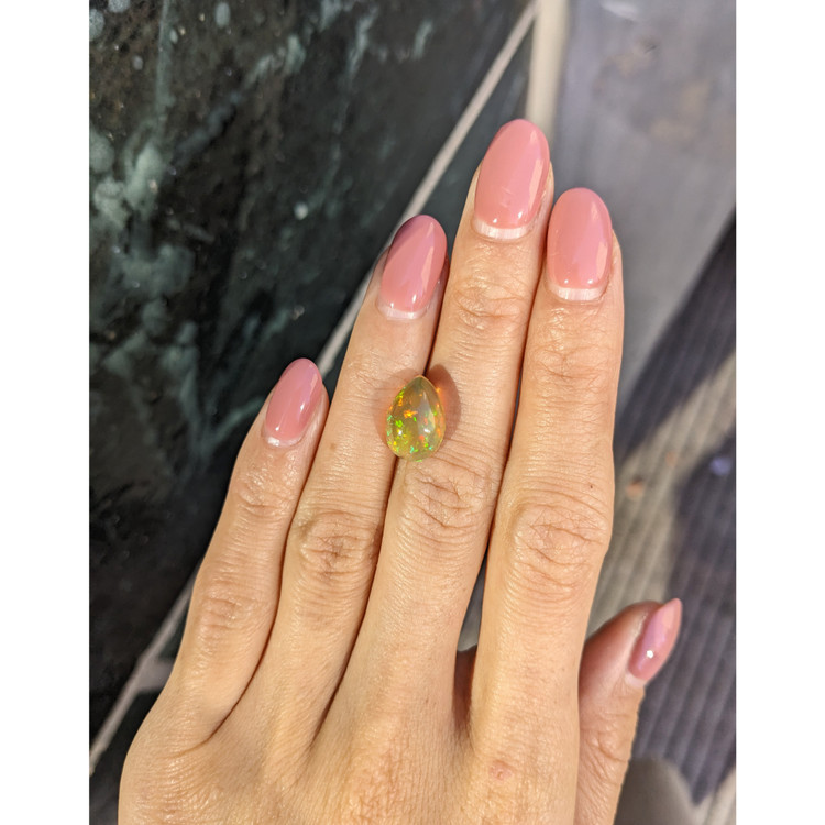 3.28 Ct. Cabochon Jelly Opal from Ethiopia