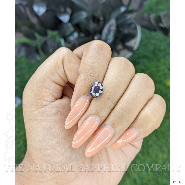 2.30 Ct. Bluish Purple Spinel from Ceylon (Sri Lanka)